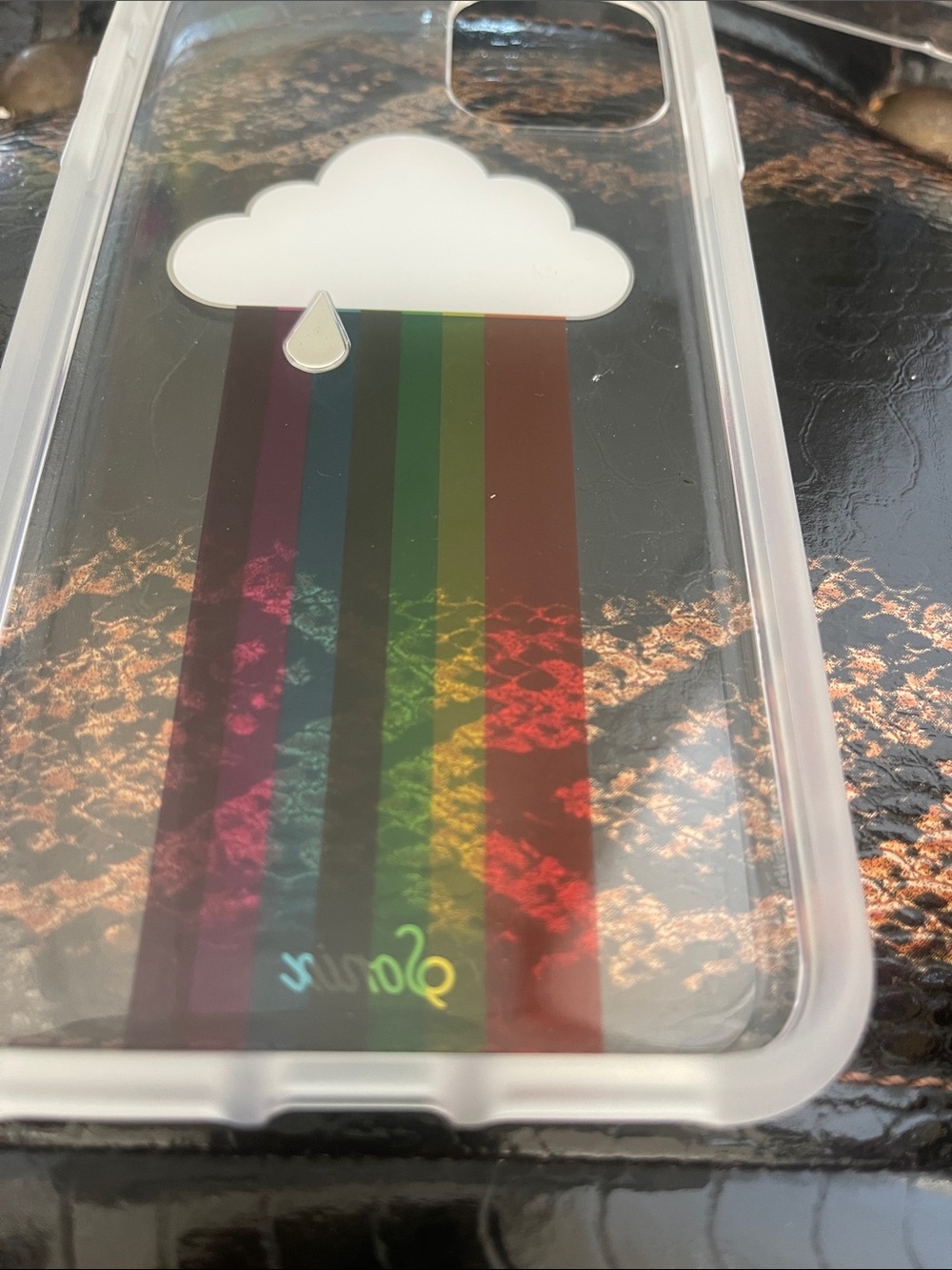iPhone 12 Pro Sonix Rainbow Cloud iPhone 12 Pro Case - Clear - Picture 4 of 4